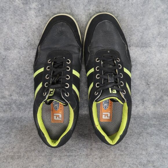 Footjoy Shoes Men 9 Golf Athletic Casual Lifestyle Leather Sneaker Contour Black main image 8